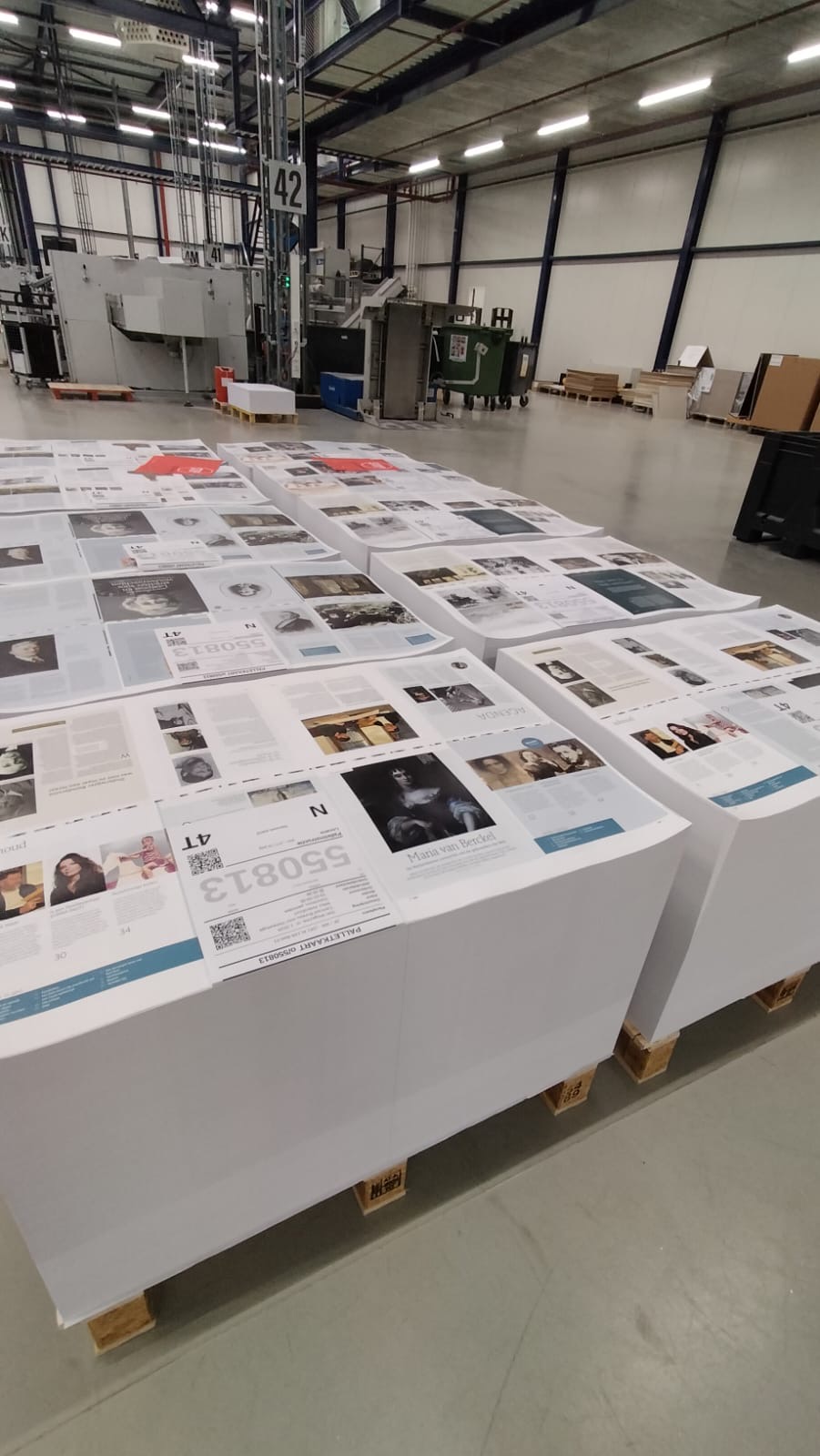Het magazine Gen op de drukpers
